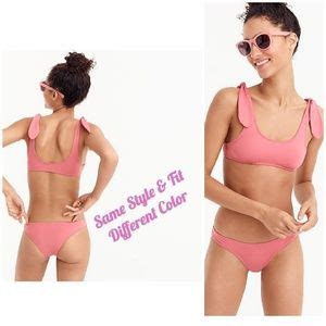 J Crew Swim Nwt Jcrew Playa Nantucket Tieshoulder Bikini Top Poshmark