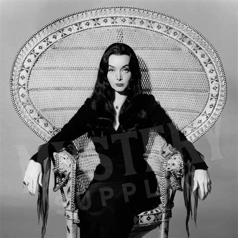 Morticia Addams Witch Photo Poster Mystery Supply Co