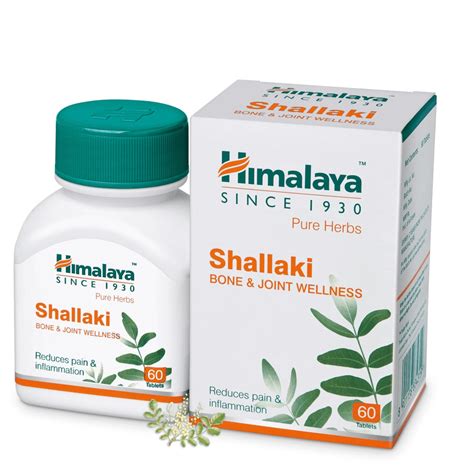 Himalaya Pure Herbs Shallaki Tablets - 60 Count #42255 | DesiClik.com, USA