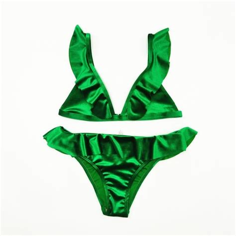 Maillots De Bain Femmes Sexy Elegant Boheme Bikini Mode Plage Swing 2