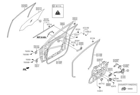 W Strip Assy Fr Dr Belt O S Rh Q Yiparts