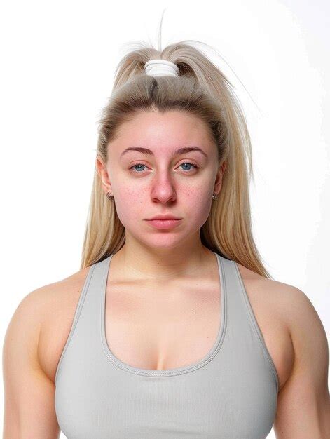 Bikini Model Sitting On Chair Premium AI Generated Image