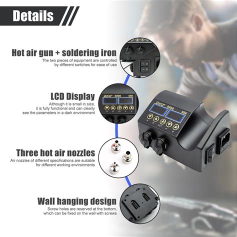 JCD Soldering Station Rework Station W Solder Station Hot Air Station Foshan Jcsolder Co