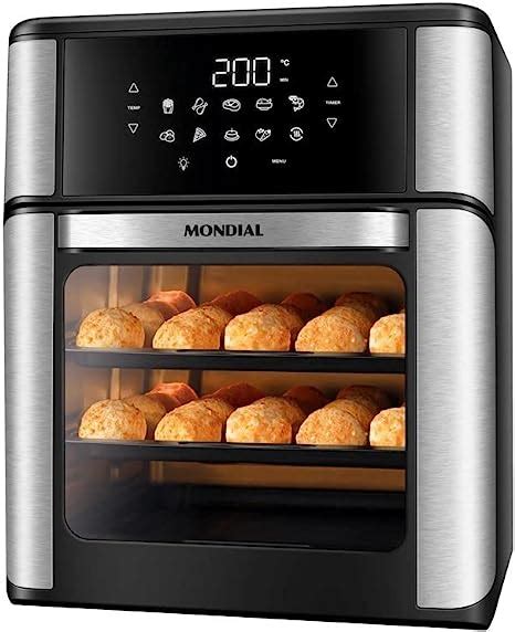 Fritadeira Air Fryer Forno Oven L Mondial Preto Inox W V