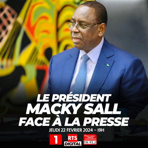 Le President Macky Sall Face A La Presse Ce Jeudi 19h