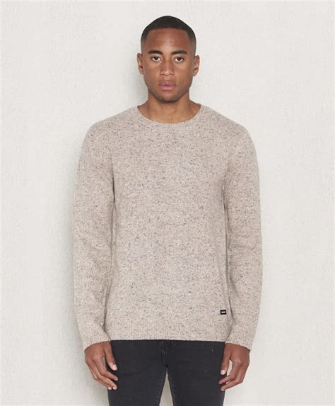 Dr Denim Noha Sweater Nude Neps Vaatekauppa Fi