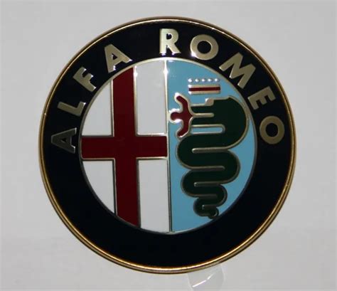 Alfa Romeo Front Grille Badge Logo Emblem 75mm Metal High Quality Eur 1387 Picclick Fr