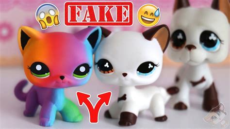 Coolest Fake Lps Ever Rainbow Cat And 577 Cat Fake Littlest Pet