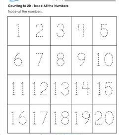 Counting to 20 - Kindergarten Counting Worksheets | A Wellspring