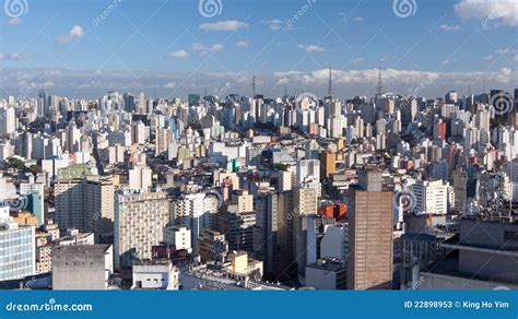 Sao Paulo skyline stock image. Image of exchange, paulo - 22898953