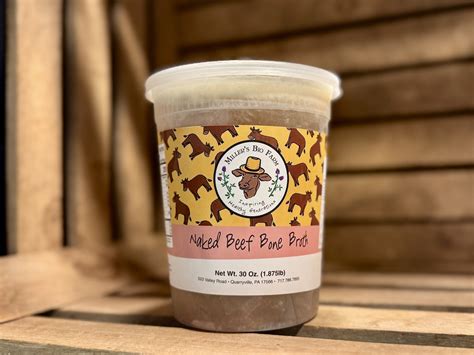 Naked Grass Fed Beef Bone Broth Miller S Bio Farm