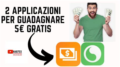 Come Guadagnare Soldi Online Con 2 APP 5 AL GIORNO YouTube