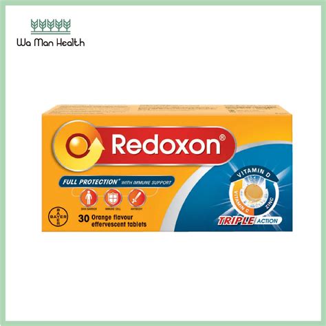 Redoxon Triple Action Orange Effervescent Tablets 30s