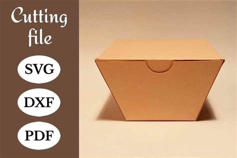 French Fry Box Template French Fries Box Chips Box Svg