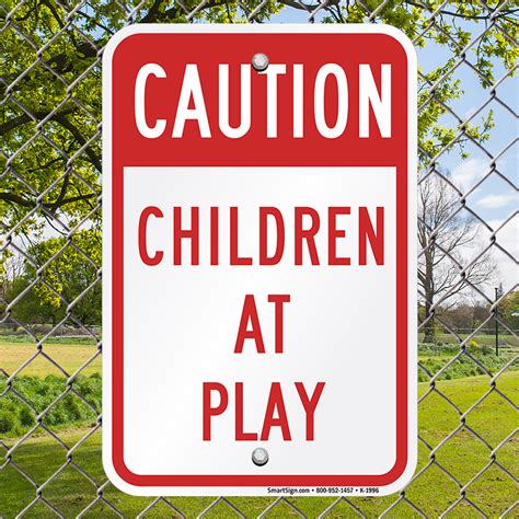 Caution Children At Play Sign