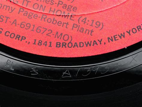 Popsike Led Zeppelin II US Orig Atlantic Robert Ludwig Hot Mix RL SS Sticker Shrink