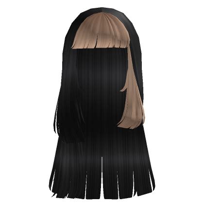 Chopped Up Doll In Black And Blonde Bangs Roblox