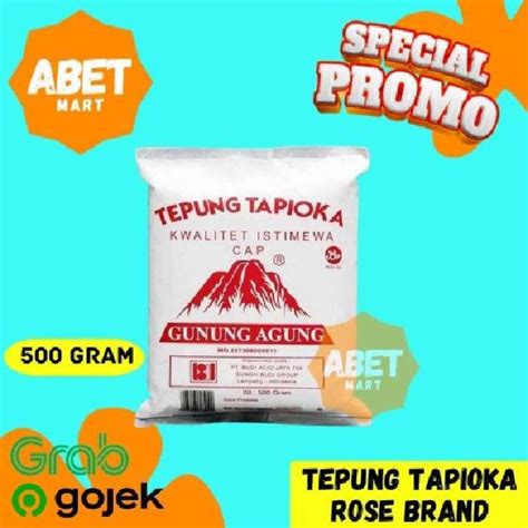 Jual Tepung Tapioka Gunung Agung Merah Gr Gr Gram Sagu Kanji