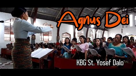 Agnus Dei Lagu Ordinarium F Xaverius Koor Minggu Biasa KBG St