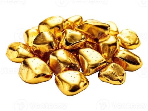 Gold Nuggets Isolated On Transparent Background 45367497 Png