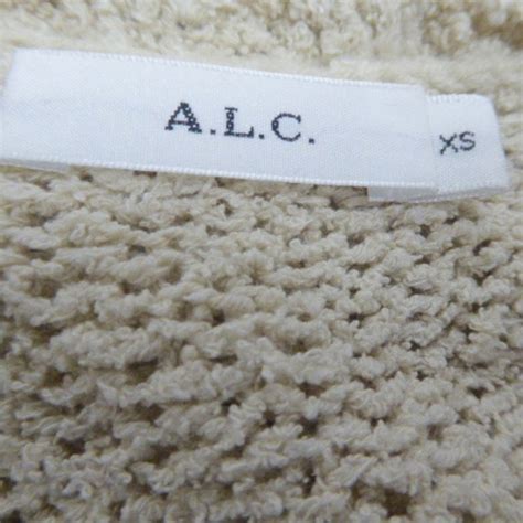 A L C Sweaters Alc Nude Fringe Beige Silk Knit Split Back Andrea Xs New Runs Full Poshmark