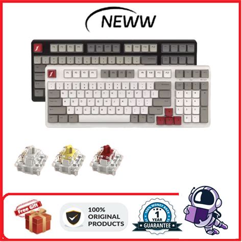 St Player Mk Three Mode Single Mode Mechanical Keyboard Hot Plug Rgb Ultra Long Endurance