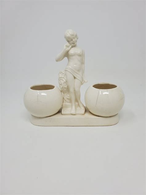 Vintage Nude Pottery Planter Japan Etsy