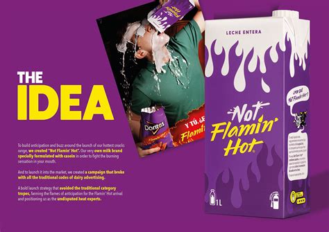 Not Flamin Hot Milk Flamin Hot Images Behance