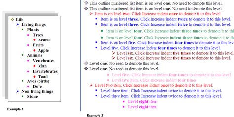 Adding Bullets and Numbering, Numbering Headings