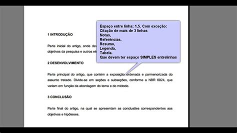 Dicas Para TCC Estrutura Artigo ABNT 6022 YouTube