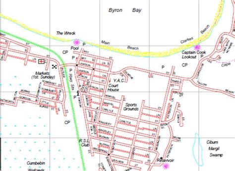 byron bay street map ashlie ortensia