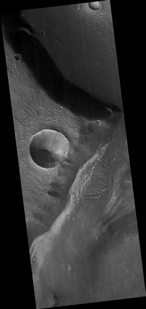 Hirise Layers In Crater In Cydonia Mensae Esp0752472125