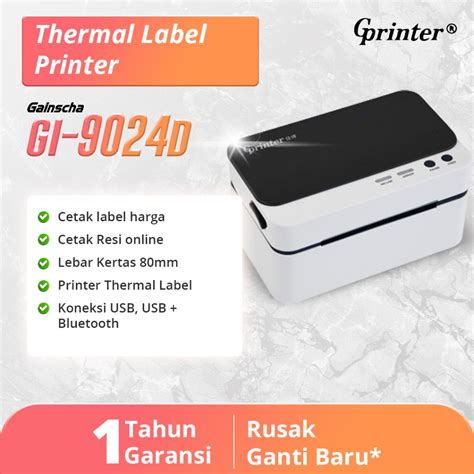 Jual PRINTER STRUK THERMAL PRINT LABEL RESI GP 9024D USB BLUETOOTH