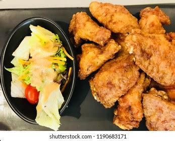 Naked Deep Fried Chicken Legs Wings Stock Photo Shutterstock