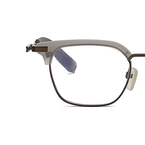 Browline Titanium Acetate Eyeglass Frames Titanium Optix