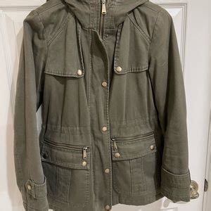 Michael Kors Olive Green Utility Jacket Gem