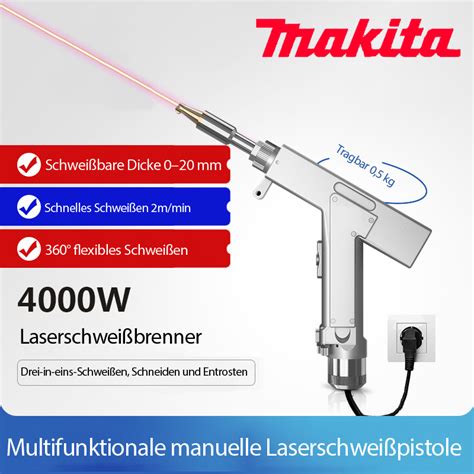 Neuheiten PromotionMAKITA Handheld Digital Laserschweißmaschine mit