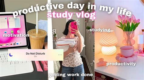 Productive Day In My Life🎀📚 Study Vlog Getting Work Done