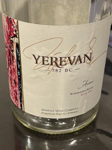 Armenia Wine Yerevan Areni Wiemaker s Blend Rosé Dry Vivino US