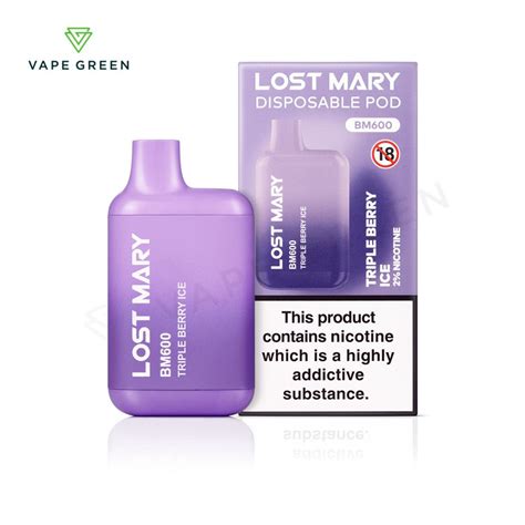 VAPER LOST MARY TRIPLE BERRY ICE CON NICOTINA VaperTop