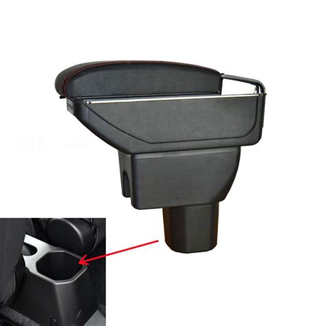 Buy SZSS CAR Leather Car Center Console Auto Armrests Storage Without