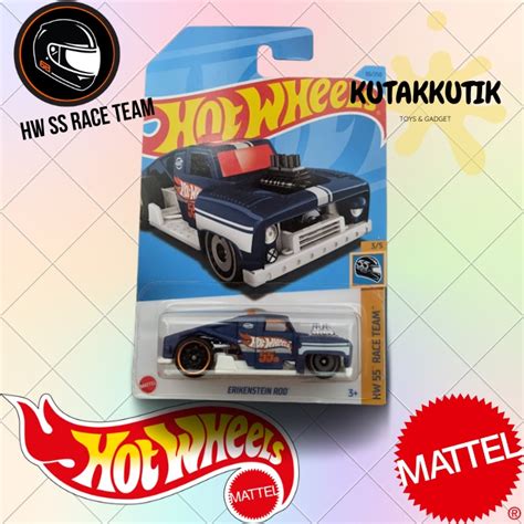 Jual Hot Wheels Erikenstein Rod Biru No Lot D Hw Race Team Shopee Indonesia