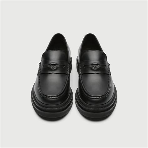Walk London Brooklyn Penny Loafer | Black | Official Site