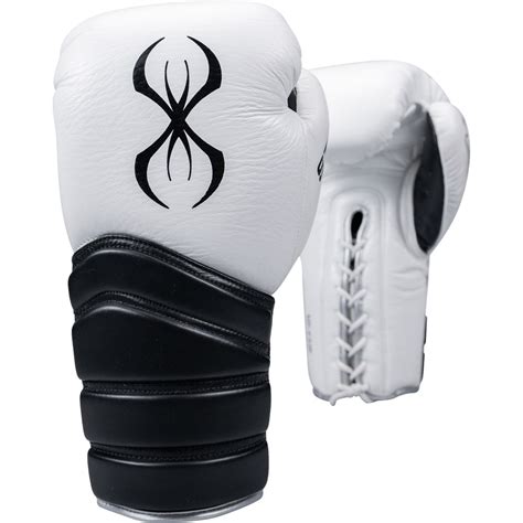 Sting Viper X Whiteblacksilver Lace Up Boxing Gloves At Fighthq