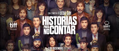 ESTRENO Hoy llega HISTORIAS PARA NO CONTAR una comedia ácida de Cesc Gay Es la nota