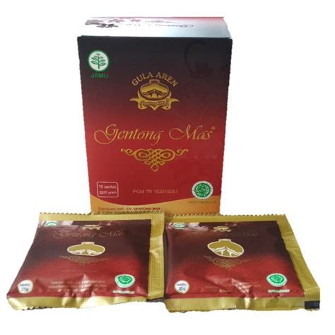 jual gentong mas minuman herbal gula aren gentong mas gula aren