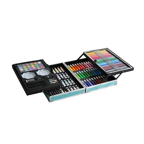 Ripley Set De Arte Maleta Para Pintar Lapices Colores Piezas