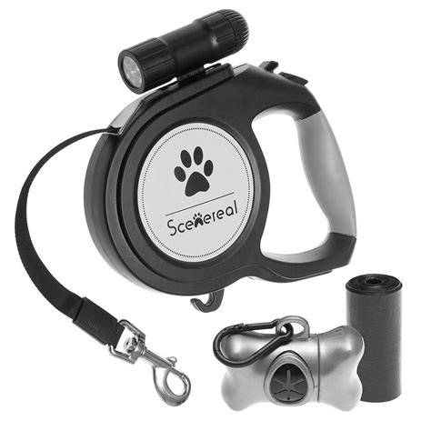 Retractable Dog Leash - 26 FT Heavy Duty for Medium Large Big Dogs up ...