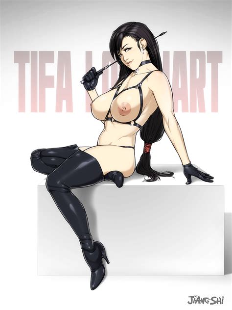 Tifa Pinup Leather By JiangShi Hentai Foundry