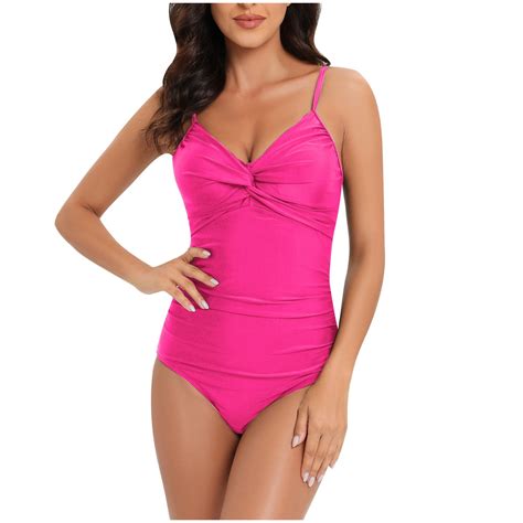 Lyxssbyx Plus Size Swimwear One Piece Women Sexy Solid With Chest Pad Without Underwire Bikini